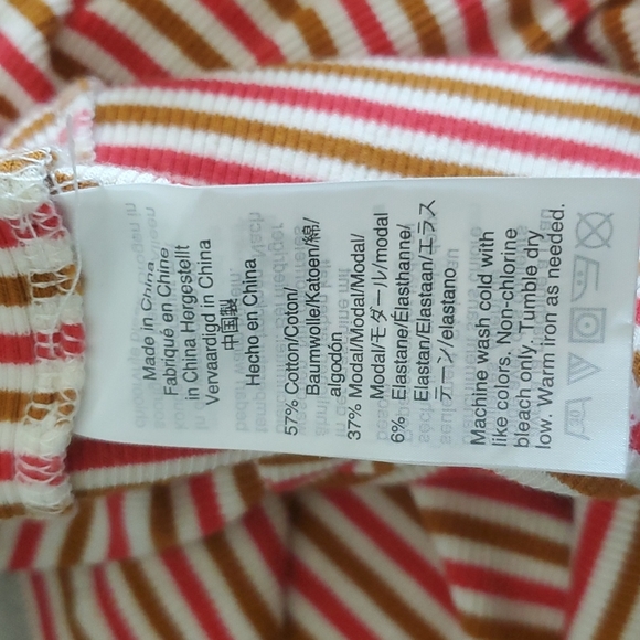 Madewell Swingy Tee Dress in Stripe Size Large - Picture 6 of 8